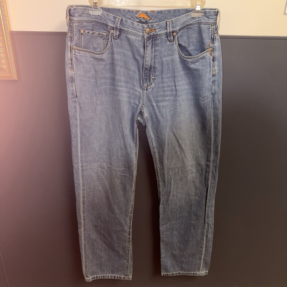 Tommy Bahama Standard Jeans Blue Denim Pants Men 36X32 Medium Wash
